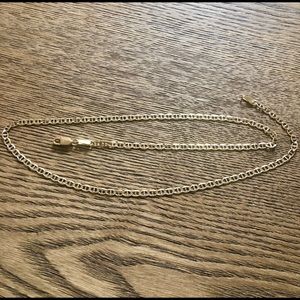 Flat Gucci link chain solid mariner yellow gold